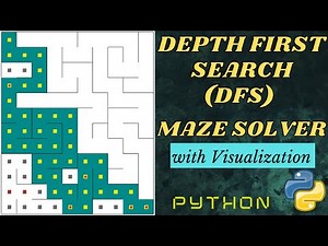 Depth First Search (DFS) in Python [Python Maze World- pyamaze]