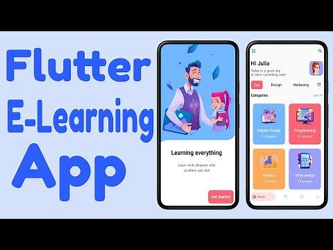 Flutter E Learning App | Flutter App Development | Flutter Ecommerce App | Flutter Education App