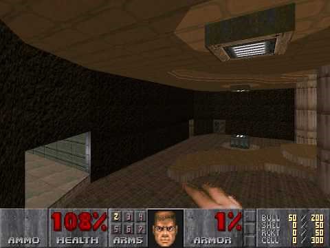 Doom II level 1, Entryway: Official Secrets and Items