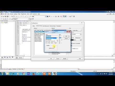 Interfacing of DC motor using Keil and Proteus