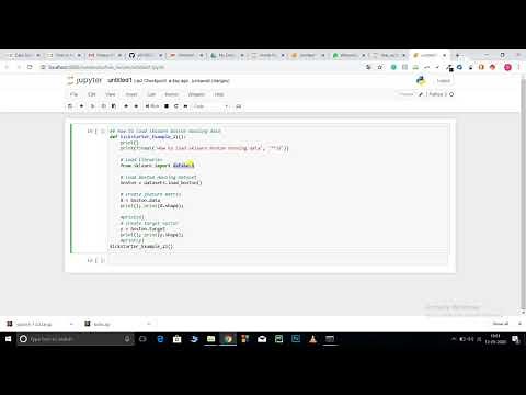 How to load datasets from the sklearn library?