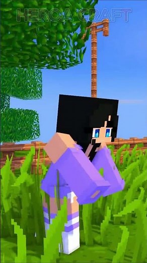 aphmau having a good pet fox animation funny #shorts