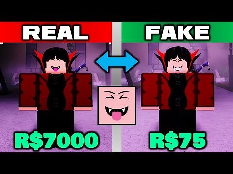 Creating FAKE! Cheap! Playful Vampire For 75 Robux!
