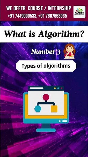 What Is An Algorithm? | Types of Algorithm? | Algorithm Basics Explained | kaashiv venkat #algorithm