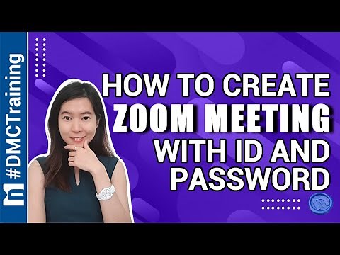 How To Create Zoom Meeting With ID And Password | Schedule A Zoom Meeting | Zoom Tutorial
