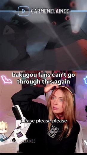 Carmen Elaine - Reactions ✧ on Instagram: "bakugo fans suffering [YT: CarmenElainee] full my hero academia episode reaction on yt! #mha #myheroacademia #bnha #bokunoheroacademia #bakugoukatsuki #bakugou #izukumidoriya #anime #deku #animereaction"