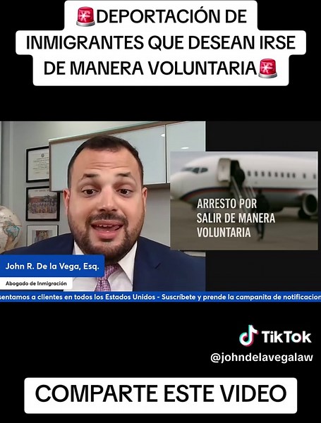 ⚠️ ICE lanza la Operación “Irish Goodbye” ⚠️ El HuffPost informó que ICE ha iniciado una nueva operación denominada “Operation Irish Goodbye”, dirigida a inmigrantes que intentan salir voluntariamente de Estados Unidos. Bajo esta estrategia, agentes de ICE estarían arrestando a personas en aeropuertos u otros puntos de salida, incluso cuando estas intentan cumplir con una salida voluntaria o abandonar el país sin incidentes. ¿Qué opinas de que ICE detenga a inmigrantes cuando intentan salir volu