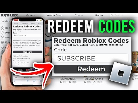 How To Redeem Codes On Roblox Mobile | Redeem Roblox Promo Codes On Mobile