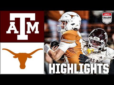 Texas A&M Aggies vs. Texas Longhorns | Full Game Highlights | ESPN College Football