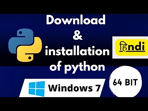 Download and install python in Windows 7 ( 64 bit ) | python tutorial for beginners
