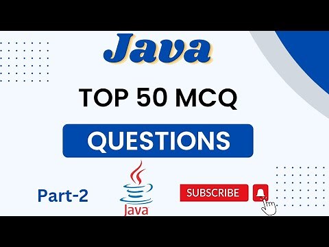 JAVA MCQs | Top 50 mcq questions and answers of java | Java interview questions | Great Programming