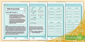 Bubble Sort Activity (Ages 7 - 11)