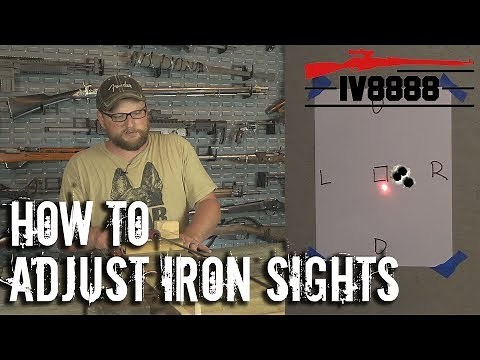 How To Adjust Iron Sights