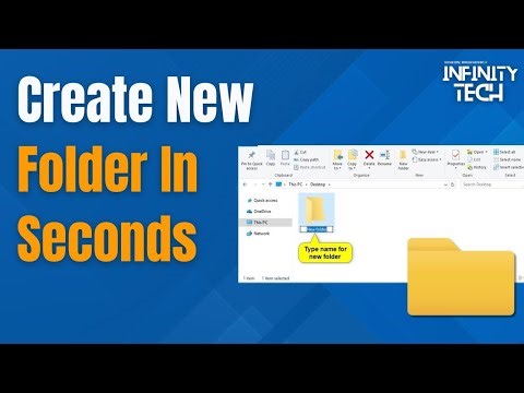 How To Create A New Folder In Laptop | Create New Folder In Windows 10 / 11