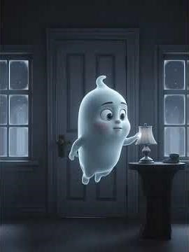 Baby Ghost Scared of the Dark 👻😂 | Cute & Funny Cartoon Short