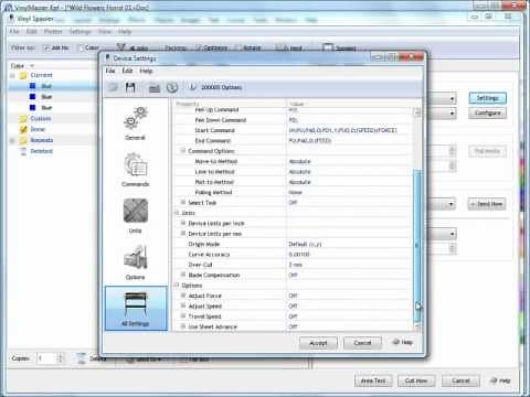 Setting up a Vinyl Cutter, Plotter or other Device in VinylMaster