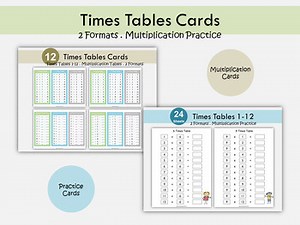 Times Tables Practice, Times Table Chart, Multiplication Facts, T-150&164
