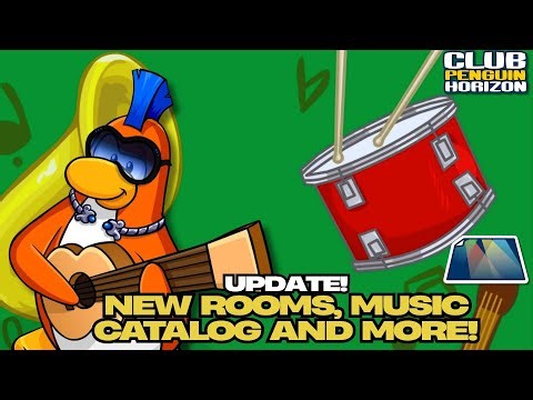 NEW ROOMS - NEW MUSIC CATALOG SECRETS! 🎶 | Club Penguin Horizon