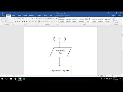 How to Create a Flowchart for Programming Part 1