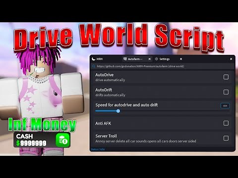 Roblox Drive World Script Hack | AUTOFARM 1,000,000 Per Minute & More | *PASTEBIN 2023*