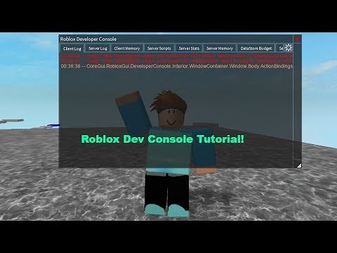 Dev console tutorial! Roblox