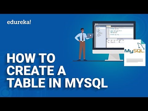 How to Create Table in MySQL | How to Create Table in MySQL Workbench | Edureka