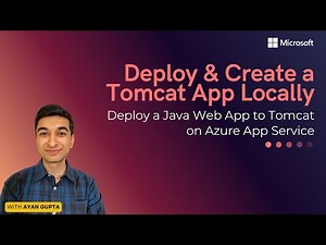Part 2 | Deploy a Tomcat App Locally | Deploy a Java Web App to Tomcat on Azure App Service