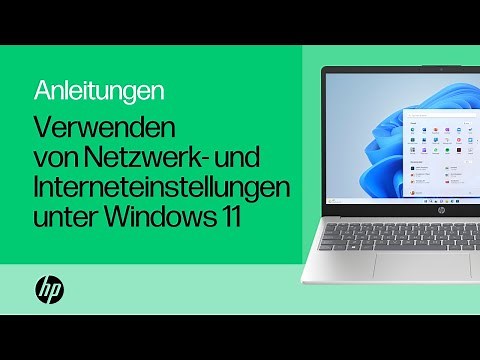 Verwenden der Netzwerk- und Interneteinstellungen unter Windows 11 | HP Notebooks | HP Support