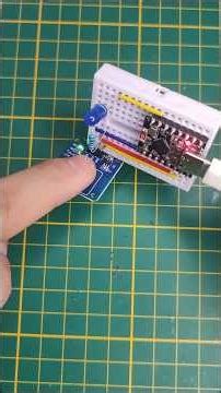 Touch Sensor Module in Action with ESP32-C4 #esp32 #arduino #diy #microcontroller #arduinoproject