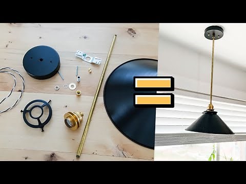 DIY Pendant Light - How To Easily Make Your Own Stylish Light Fixture