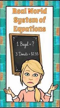 Solve a Real World Problem Using a System of Equations | HS.A-REI.C.6