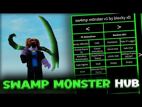SwampM0nster FE Script Hub Showcase - ROBLOX EXPLOITING