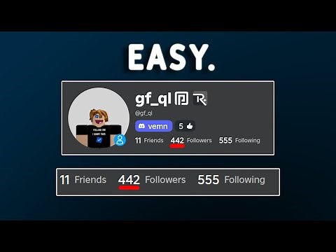 How to get FREE EASY FOLLOWERS in ROBLOX