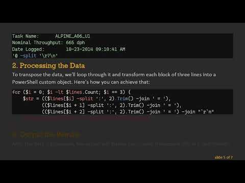 How to Transpose a CSV file using PowerShell