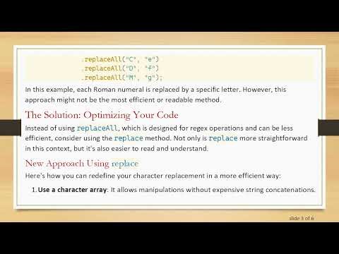 How to Efficiently Replace Characters in Java