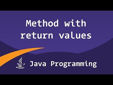 Java Methods with Return Values | Java Video Tutorials for Beginners