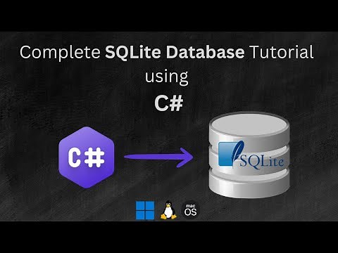 Learn to Connect with SQLite Database & perform CRUD operations using C# for the absolute beginner