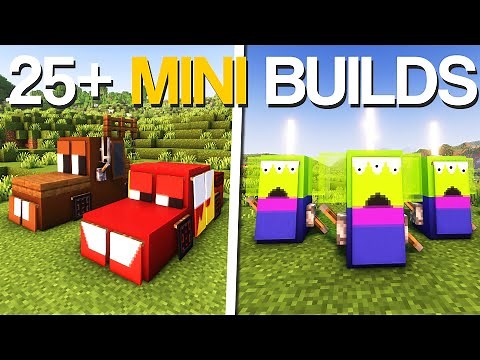 Minecraft: 25+ Mini Build Hacks & Ideas!