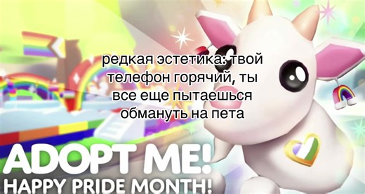 Редкая эстетика в Adopt Me на Roblox