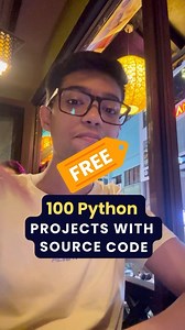 19K views · 255 reactions | 100 python projects with source code. Follow @technifyedofficial for more amazing reels like this. Like ❤️ Comment ✍️ Share  #python #pythonprojects #coding #programming #codingprojects #tech #technology | TechnifyedOfficial | Facebook