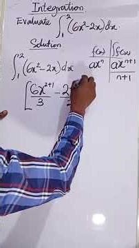 Definite integral: Basic Calculus