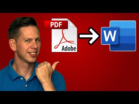 Makkelijk PDF converteren naar Word