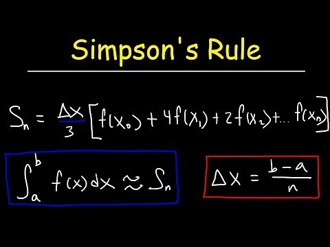 Simpson's Rule & Numerical Integration