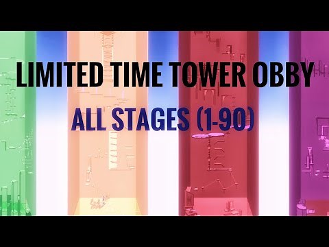 Limited Time Tower Obby SPEEDRUN || ALL Stages! (1-90)