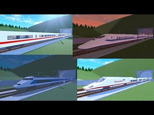 Roblox Trains: Express - All trains exiting tunnel at full speed