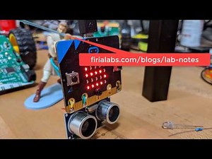 Ultrasonic Distance Sensor with Python and the micro:bit