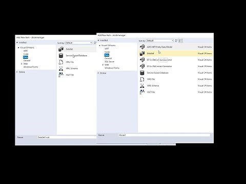 install ADO NET Entity Data Model in visual studio 2017 ✅