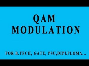 QUADRATURE AMPLITUDE MODULATION (QAM) IN HINDI.