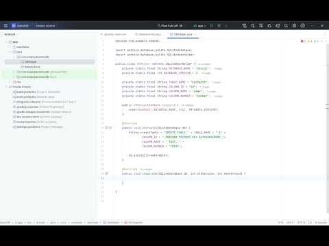 Android with SQLite Database - Part 1