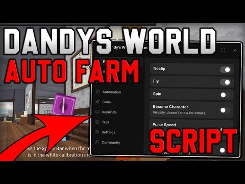 [🔥OP] Dandy's World NEW Script Auto Farm, Monster Esp, Items Esp (Roblox 2025)